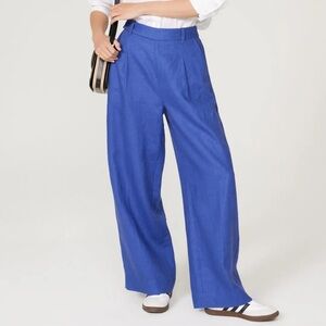 NWOT Madewell Harlow 100% Linen Pants